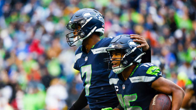 Geno Smith and Tyler Lockett